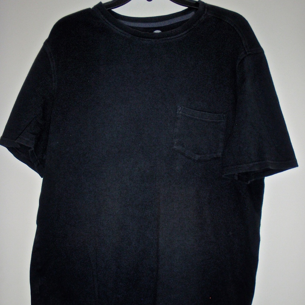 BERKLEY JENSEN MEN'S BLACK SHORT SLEEVED T SHIRT SIZE L